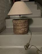Tafellamp Birma riet, Ophalen, Zo goed als nieuw, Overige materialen, 50 tot 75 cm