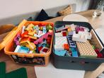 Duplo Lego - 2 bakken + 2 bouwplaten, Ophalen, Gebruikt, Overige merken
