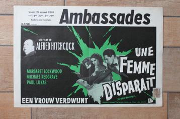 filmaffiche Alfred Hitchcock The Lady Vanishes filmposter beschikbaar voor biedingen