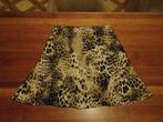 NICOWA panter rokje, Bruin, Verzenden, Maat 42/44 (L), Nieuw