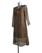 Miss JUNE Ibiza chic tuniek jurk, viscose, Nieuw, Maat 38/40 (M), Bruin, Verzenden, Miss June