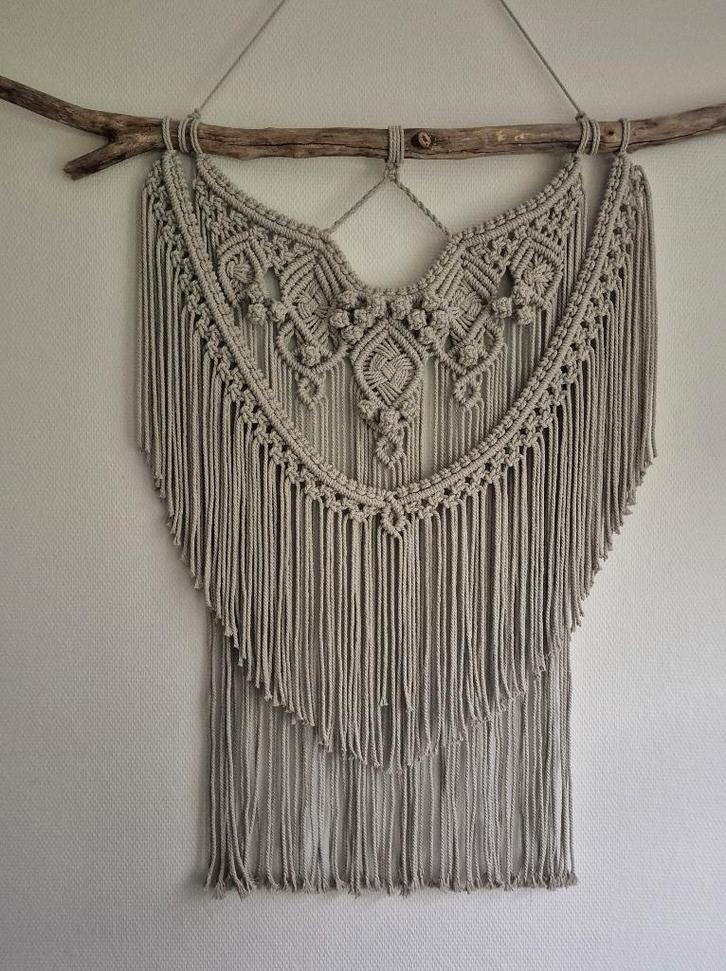 Macrame wandhanger XL, Huis en Inrichting, Woonaccessoires | Wanddecoraties, Nieuw, Ophalen of Verzenden