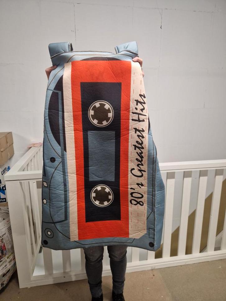 Carnavalspak Cassettebandje - Loopgroep Tuniek, Kleding | Dames, Carnavalskleding en Feestkleding, Carnaval, Ophalen of Verzenden