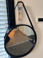 Boo Spiegel - Stijlvolle Wandspiegel brede band zwart, Huis en Inrichting, Woonaccessoires | Spiegels, Ophalen, Minder dan 50 cm