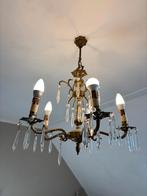 3 klassieke Franse kroonluchters, ook per stuk; Frankrijk., Huis en Inrichting, Ophalen of Verzenden, Gebruikt, Glas