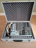 Behringer Xenyx X1204USB Mixer met flightcase en kabels, Muziek en Instrumenten, Mengpanelen, Ophalen of Verzenden, Gebruikt, 5 tot 10 kanalen