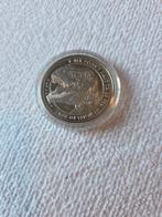 Jurassic Park 25 Jaar Jubileum Munt, Ophalen of Verzenden, Overige waardes, Losse munt, Zilver