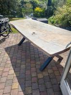 Stalen frame zwart voor een tafel of tuintafel, Tuin en Terras, Tuintafels, Ophalen of Verzenden, Zo goed als nieuw, Rechthoekig