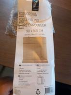 Kwantum Rolgordijn Bamboe 90x160 cm, Beige, Nieuw, 150 tot 200 cm, 50 tot 100 cm