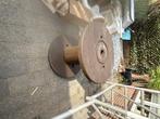 Haspel tafel, Tuin en Terras, Ophalen, Gebruikt, Rond, Hout