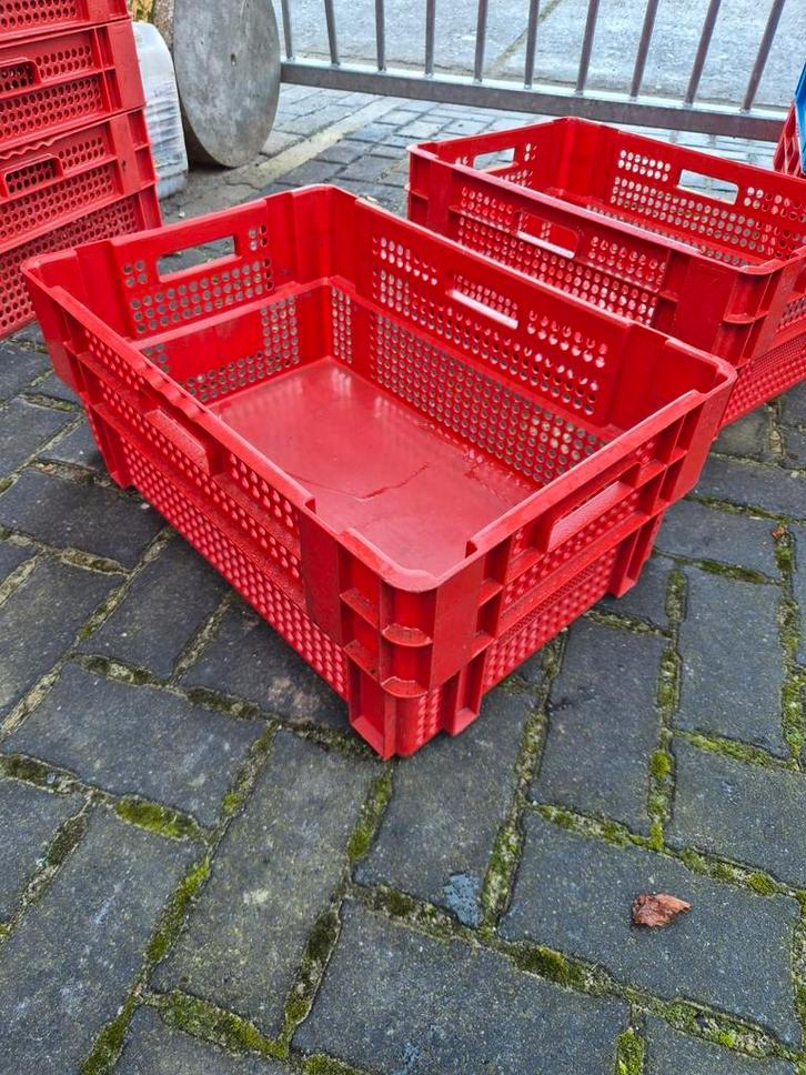Kratten bakken nestbaar stapelbakken vleeskratten, Doe-het-zelf en Verbouw, Kratten en Dozen, Gebruikt, Krat, 100 cm of meer, Minder dan 35 cm