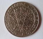1921 Marokko 1 Franc, Ophalen of Verzenden, Overige landen, Losse munt