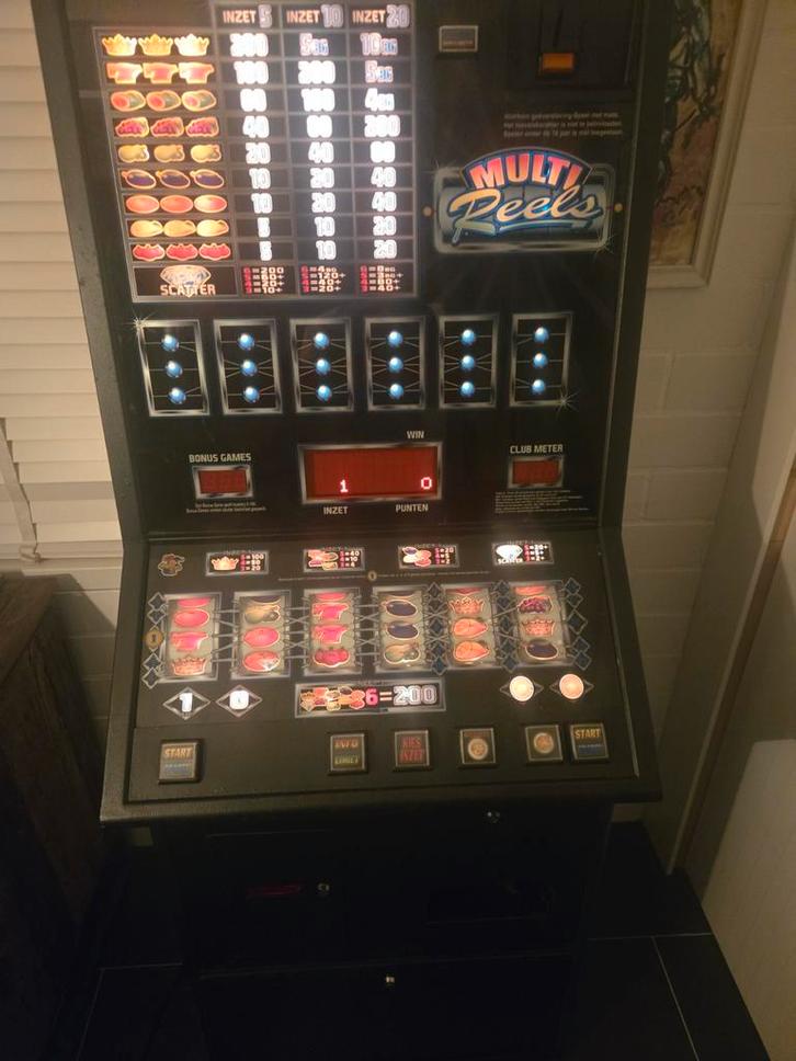 Gokkast fruitautomaat Multi reels biljetlezer, Verzamelen, Automaten | Gokkasten en Fruitautomaten, Euro, Ophalen