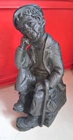 Beeld de denker 23 cm hoog, Verzamelen, Ophalen of Verzenden, Gebruikt, Mens