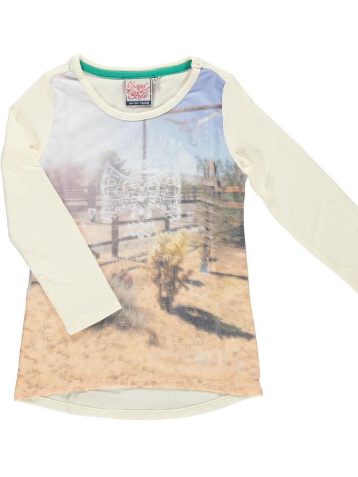 VINGINO longsleeve shirt met fotoprint 3D effect maat 16 176, Kinderen en Baby's, Kinderkleding | Maat 176, Zo goed als nieuw