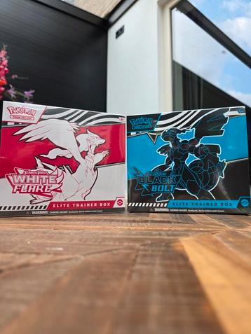  Pokémon ETB Scarlet & Violet – BLACK BOLT & WHITE FLARE  beschikbaar voor biedingen