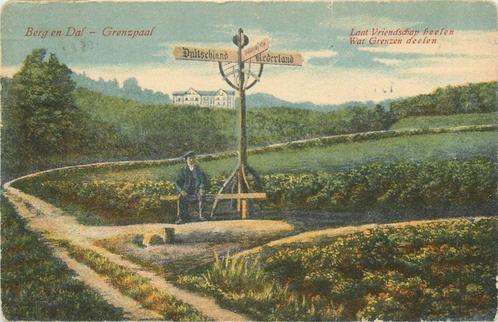 (387-208-047) Berg en Dal Grenspaal, Verzamelen, Ansichtkaarten | Nederland, Gelderland, Verzenden