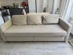 3-zits slaapbank Ikea Friheten, beige, Ophalen, Gebruikt, Beige, Tweepersoons
