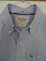 Abercrombie & Fitch overhemd mt S, Blauw, Halswijdte 38 (S) of kleiner, Abercrombie & Fitch, Zo goed als nieuw