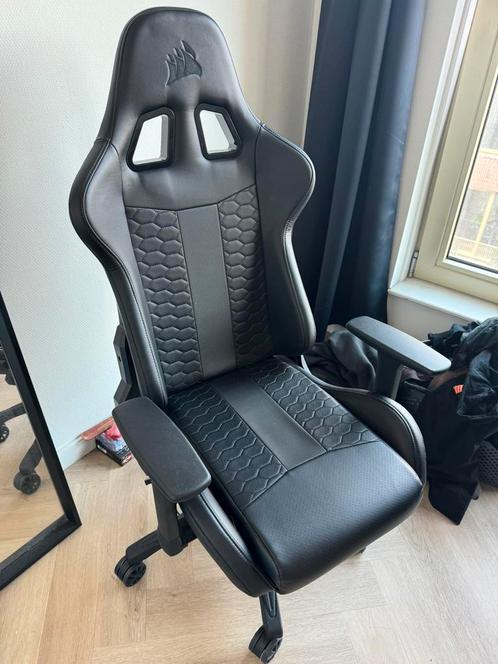 Corsair T3 Rush Gaming Chair - Black/Grey, Spelcomputers en Games, Spelcomputers | Overige Accessoires, Zo goed als nieuw, Ophalen