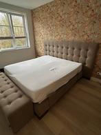 Scapa Bed volledig elektrisch met bankje, Beige, Tweepersoons, Ophalen of Verzenden, Zo goed als nieuw