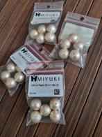Miyuki cotton pearls 12mm, Hobby en Vrije tijd, Kralen en Sieraden maken, Ophalen of Verzenden, Zo goed als nieuw