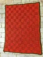 GR57 Oranje vintage kleed granny retro grand foulard 140/102