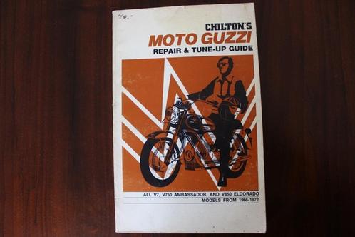 Moto Guzzi V7 V750 V850 1966 - 1972 werkplaatsboek Eldorado, Motoren, Handleidingen en Instructieboekjes, Moto Guzzi, Ophalen of Verzenden