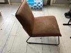 buisframe stoel suede, Huis en Inrichting, Stoelen, Ophalen, Gebruikt, Bruin, Metaal