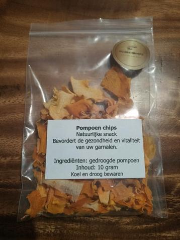 Pompoen chips voor Garnalen  beschikbaar voor biedingen