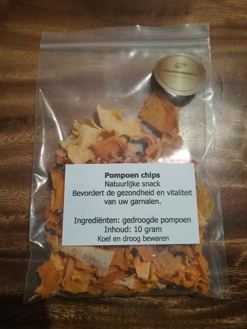 Pompoen chips voor Garnalen, Dieren en Toebehoren, Vissen | Aquaria en Toebehoren, Nieuw, Ophalen