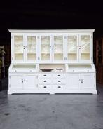 Grote 290cm brede Grutterskast | Witte Kruidenierskast #2435, Niet ingevuld, Gebruikt, 200 cm of meer, Met deur(en)