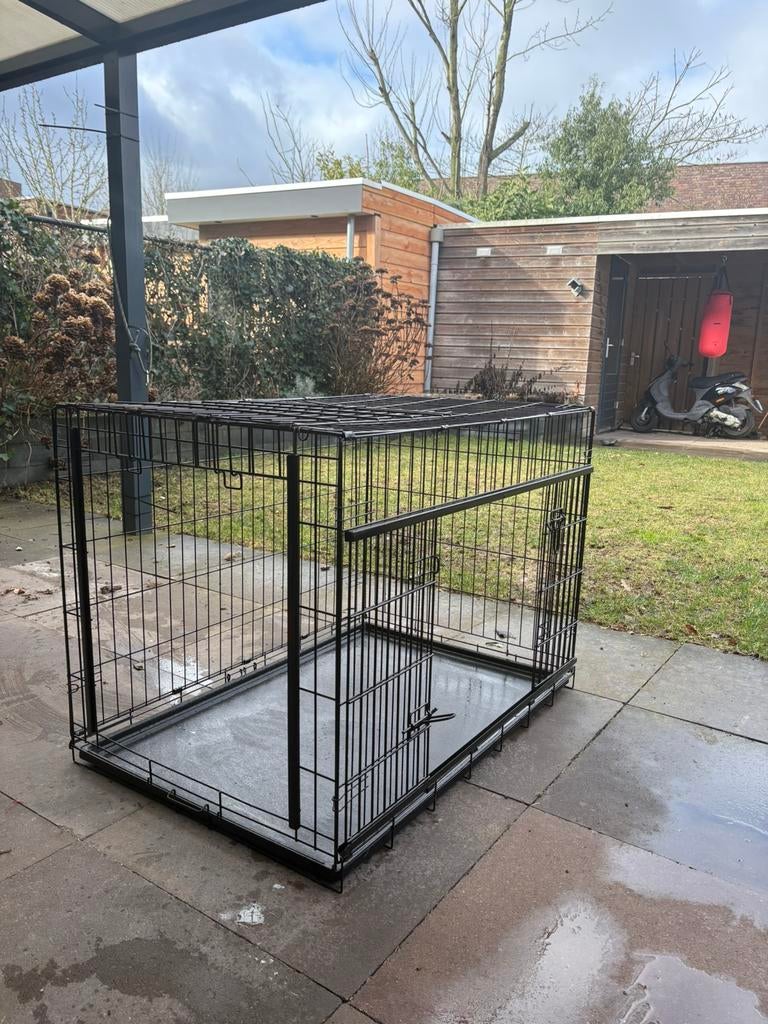 Hondenbench, Dieren en Toebehoren, Hondenhokken, Ophalen of Verzenden, Zo goed als nieuw, 75 tot 110 cm, Minder dan 65 cm