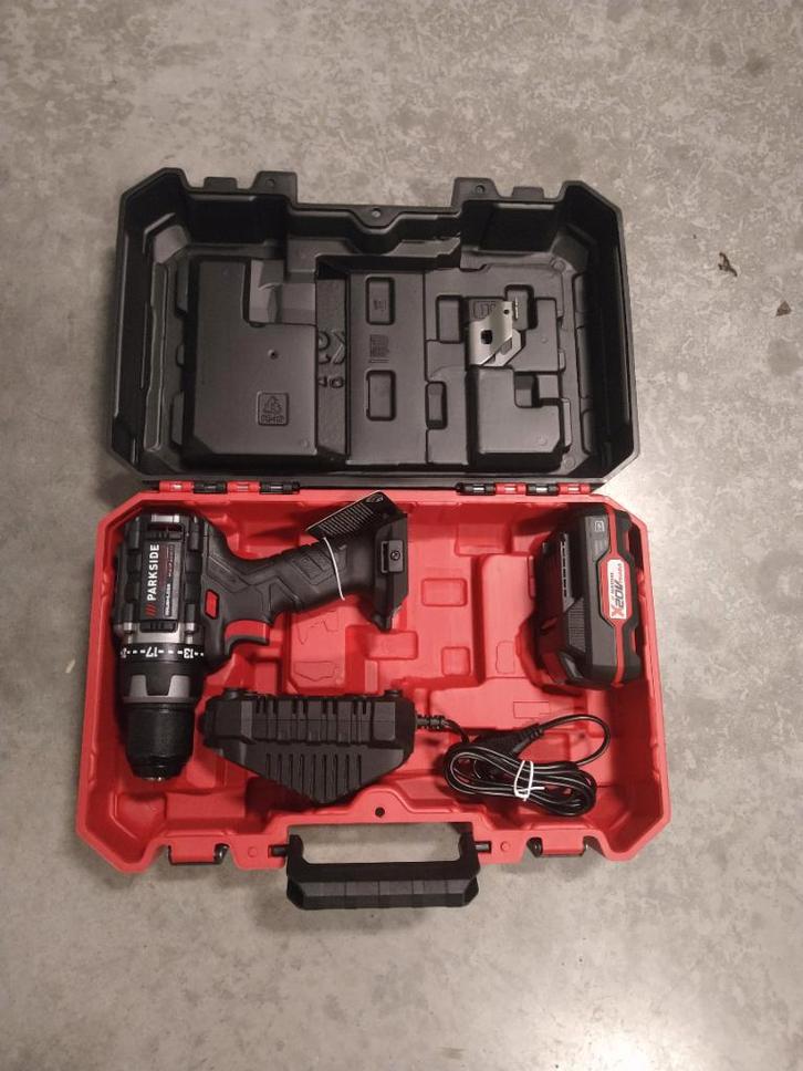 Parkside performance accuboormachine 20V 2Ah, nieuw, Doe-het-zelf en Verbouw, Gereedschap | Boormachines, Nieuw, Boor- en Schroefmachine
