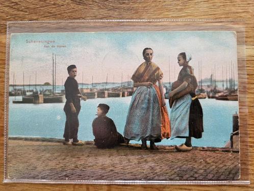 ansicht Scheveningen Klederdracht vissers (2x), Verzamelen, Ansichtkaarten | Nederland, Zuid-Holland, Voor 1920, Ophalen of Verzenden