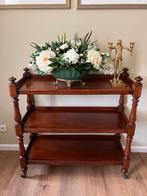 Engelse 3-laags etagère  98 x 42 x H.103 cm., Antiek en Kunst, Ophalen