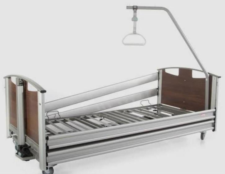 SPRING PCC Verstelbaar ziekenhuisbed ZONDER papagaai., Huis en Inrichting, Slaapkamer | Bedden, Gebruikt, Eenpersoons, 90 cm, 200 cm