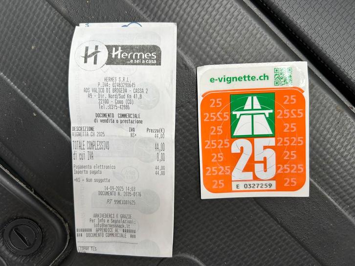 Nieuw tolvignet Zwitserland 2025 met bon!, Auto diversen, Overige Auto diversen, Ophalen of Verzenden