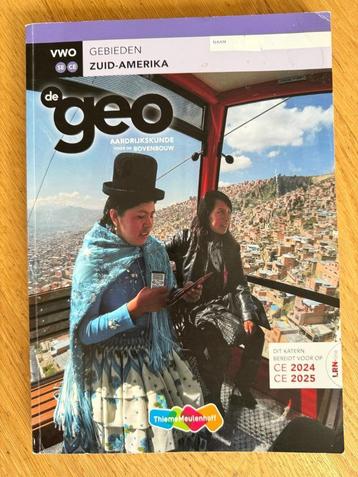 De Geo Gebieden Zuid-Amerika Aardrijkskunde VWO  beschikbaar voor biedingen