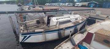 Wibo 820 van Wijk, stalen zeilboot met werk, opknapper.   beschikbaar voor biedingen