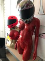 Paspop , torso , mannequin met helm, Antiek en Kunst, Ophalen
