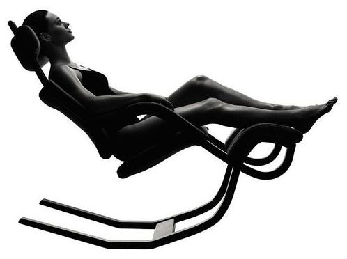Varier/Stokke Gravity balansstoel , relax stoel, zweefstoel, Huis en Inrichting, Fauteuils, Zo goed als nieuw, Hout, Stof, 75 tot 100 cm