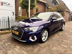 Audi A3 Sportback 35 TFSI Business edition (bj 2020), Auto's, Audi, Stof, 4 cilinders, Blauw, Origineel Nederlands