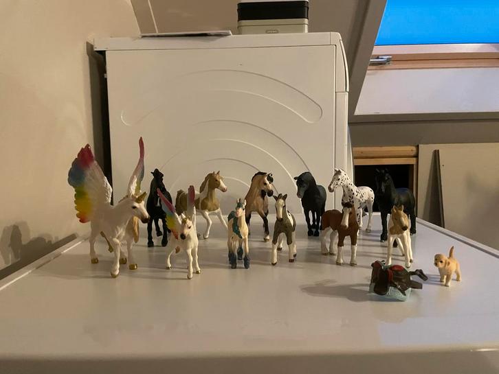 Verzameling Schleich Paarden en Pony's, Verzamelen, Dierenverzamelingen, Zo goed als nieuw, Beeldje of Figuurtje, Paard, Ophalen of Verzenden