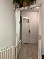 Witte Grote Spiegel NORDBORG | Big White mirror, Huis en Inrichting, 150 tot 200 cm, Rechthoekig, Zo goed als nieuw, 50 tot 75 cm