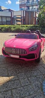 Mooie roze elektrische kinderauto, Ophalen, Gebruikt