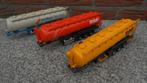 2 x DAF opleggers SILO Opleggers DEMO TEKNO 1/50, Ophalen of Verzenden, Zo goed als nieuw, Bus of Vrachtwagen, Tekno