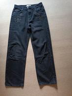 Revelation Zwarte Jeans met studs, Ophalen of Verzenden, Zo goed als nieuw, Zwart