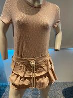 Dondup rokje met bijpassend shirt maat m, Kleding | Dames, Jurken, Maat 38/40 (M), Ophalen of Verzenden, Zo goed als nieuw, Roze