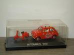 Fiat 500 Just Married - Vitesse Autosalon Bijenkorf - 1:43, Hobby en Vrije tijd, Modelauto's | 1:43, Overige merken, Auto, Verzenden